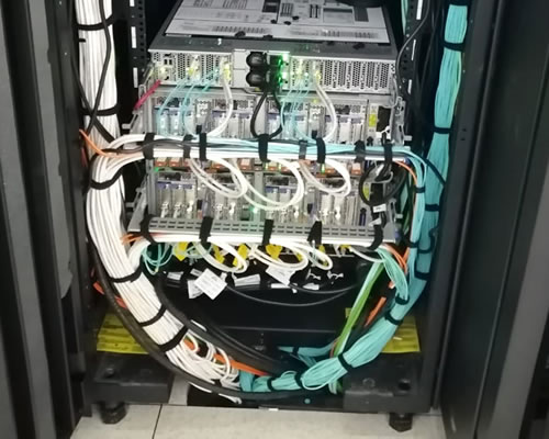 Chaticom Cabling For SAN switch at CBK, Kisumu.
