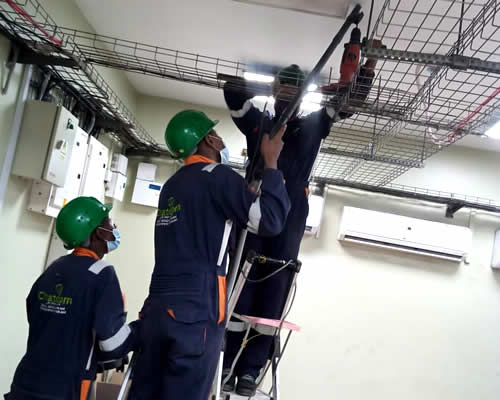 Safaricom Malindi Sheilla Cable Management