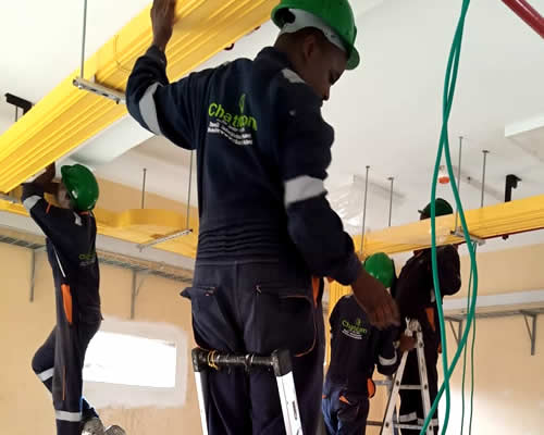 Safaricom Voi Railway Cable Management