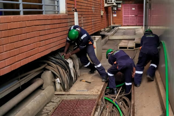 Micro Duct Optical Cable Installations at One of Our Clients Recently