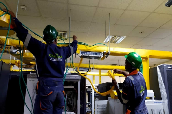 Optical Fiber Transmission Infrastructure Installation