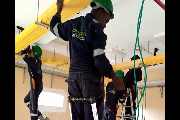Safaricom Voi Railway Cable Management