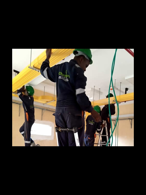Safaricom Voi Railway Cable Management
